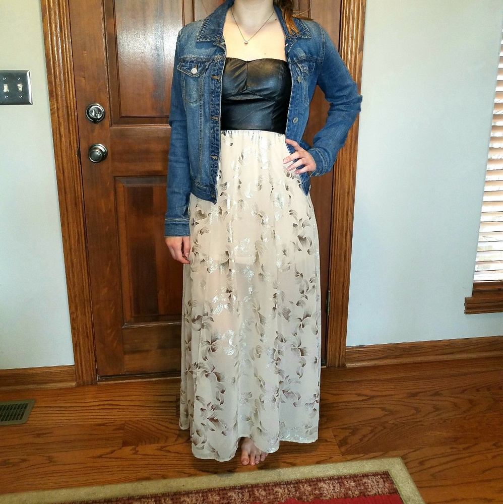 Strapless Maxi Dress - Picture 2 of 5